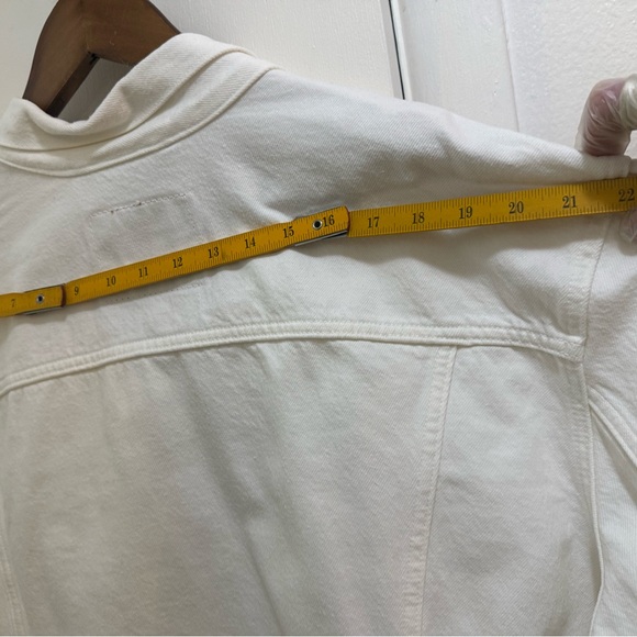 Levi's Men's White Denim Jacket Excellent Condition Size XXL Vintage Y2K Red Tab - Picture 11 of 15